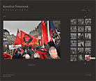 webová prezentace fotografky Karolíny Šimonová